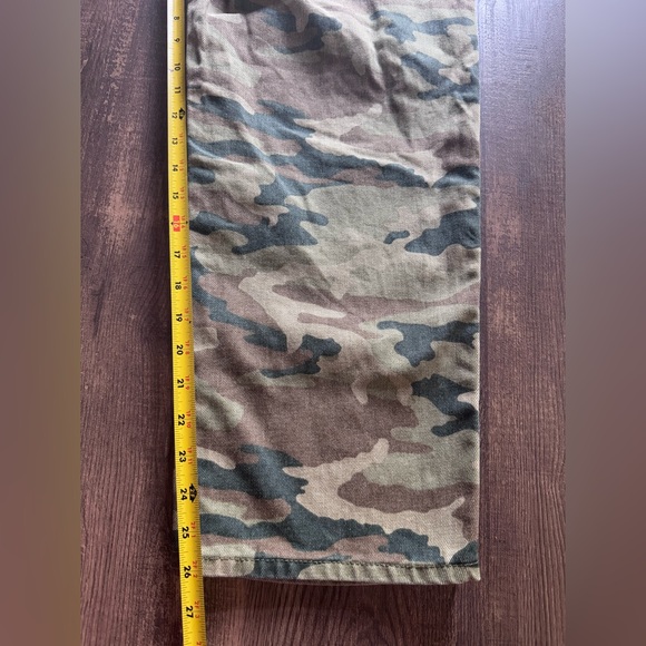 We The Free People Remy Camo Cropped Pants Women 28 Multi Straight Leg - Picture 9 of 14